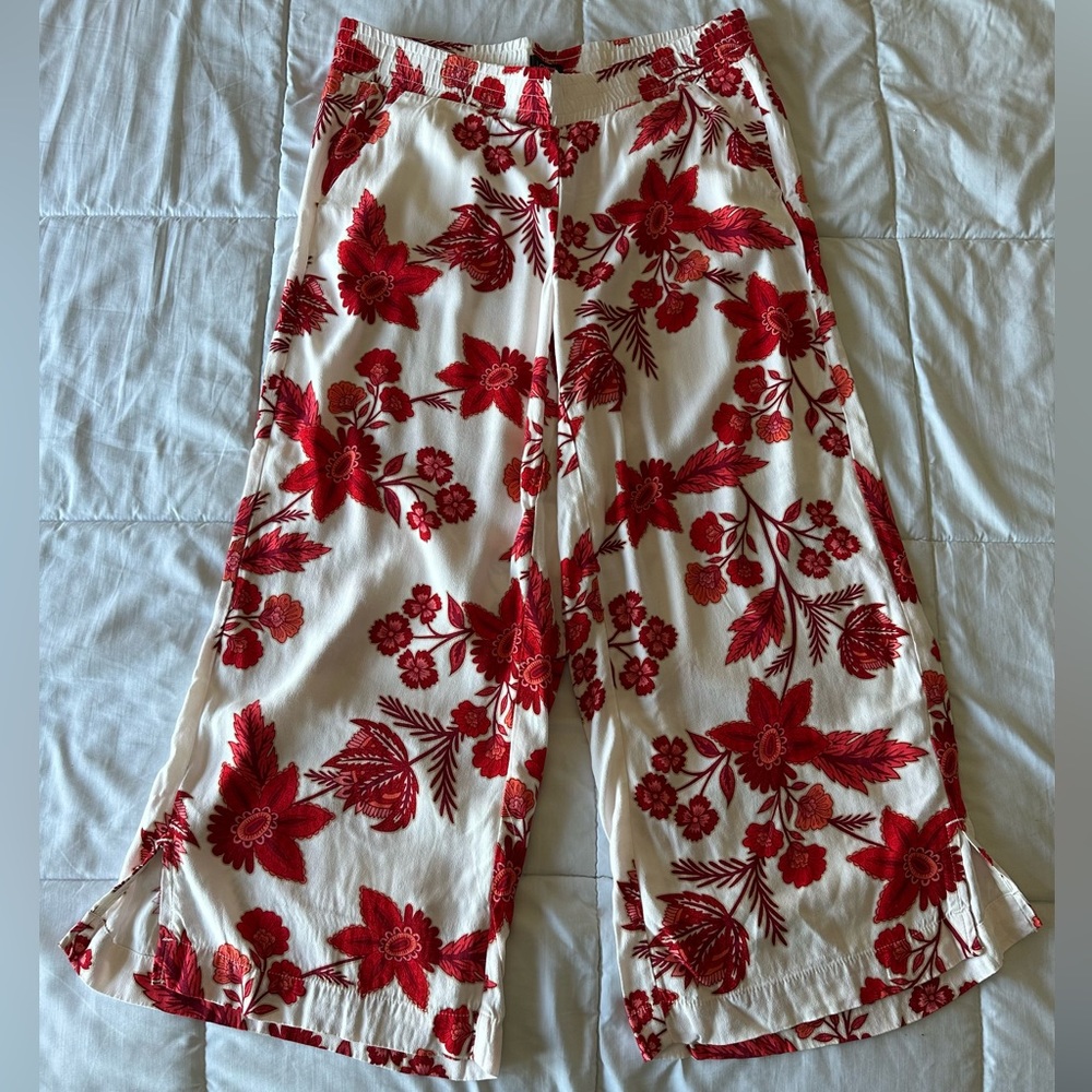 Loft Floral Crop Pant
